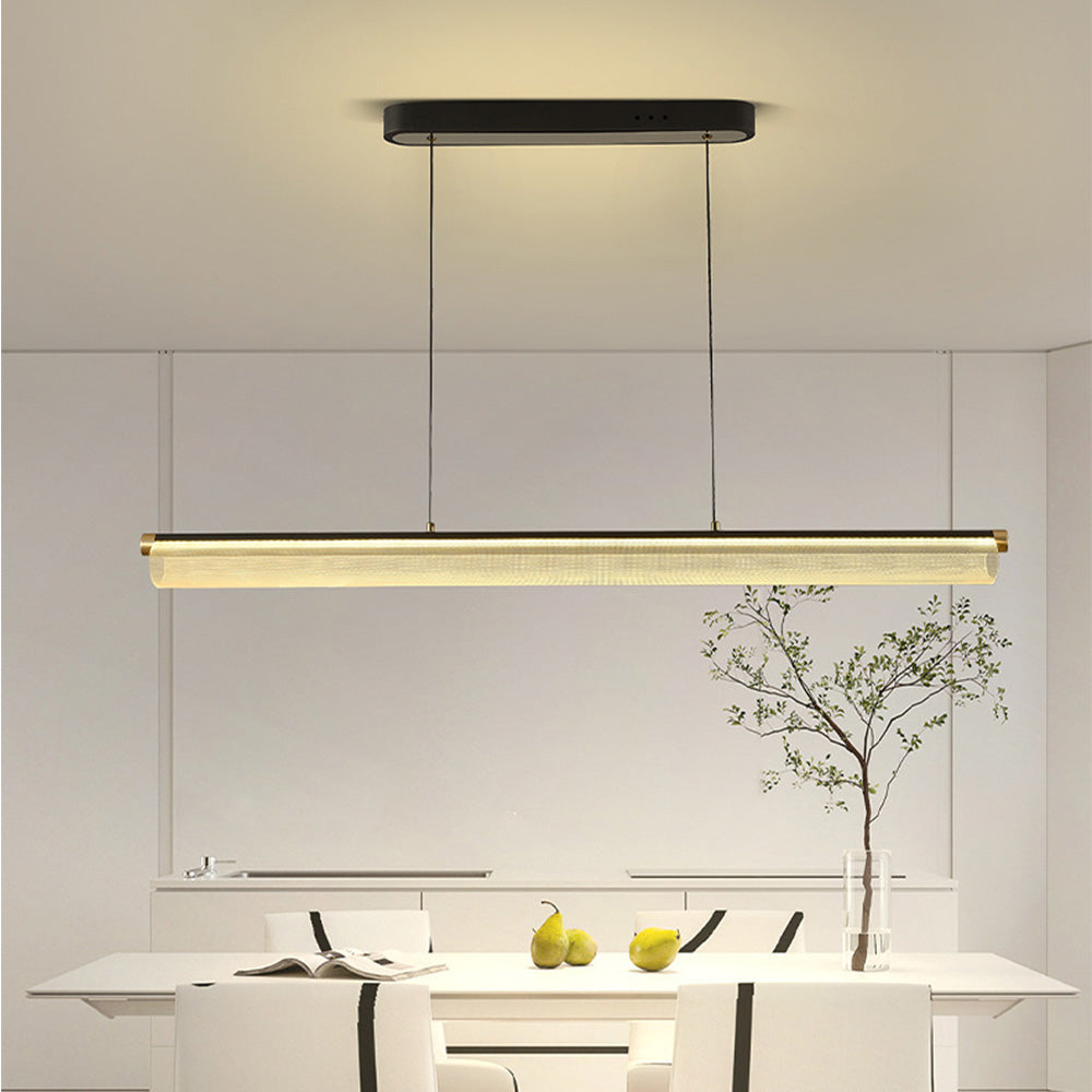 Modern Acrylic Long LED Pendant Light
