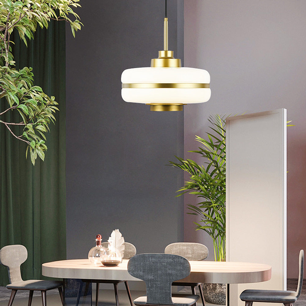Scandinavian Elegance Glass Pendant Light