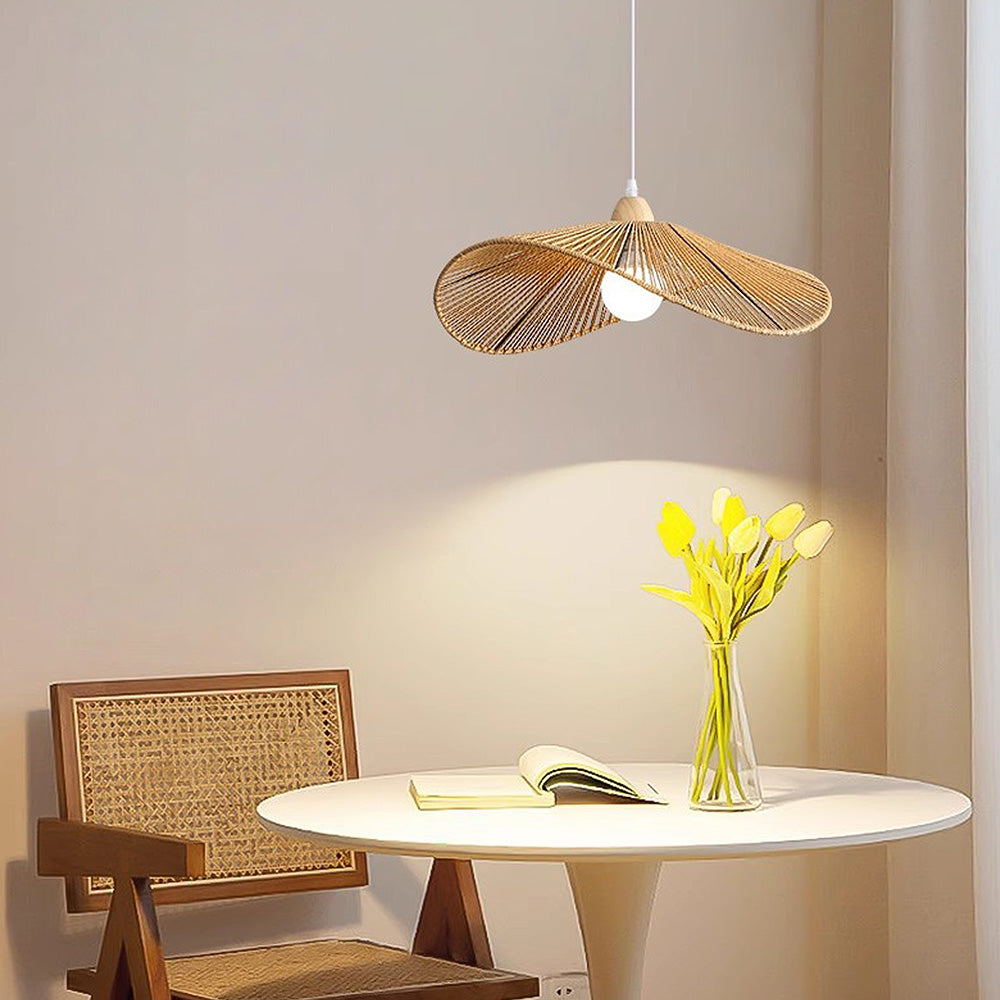 Natural Minimalist Rattan Pendant Light