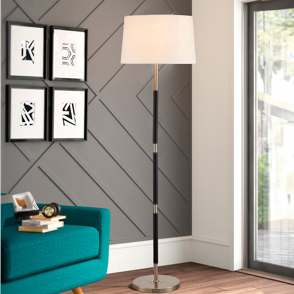 Postmodern Simple Fabric Floor Lamp For Living Room
