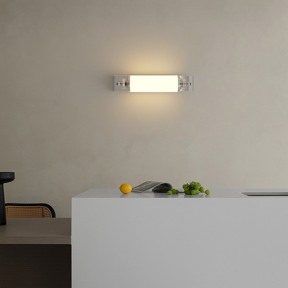 Modern Chrome Cylinder LED Wall Light