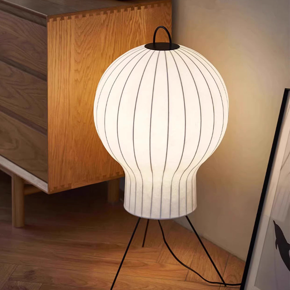 Contemporary Silk Hot Air Balloon Floor Lamp