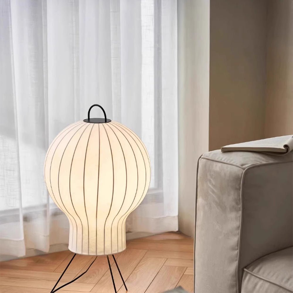 Contemporary Silk Hot Air Balloon Floor Lamp