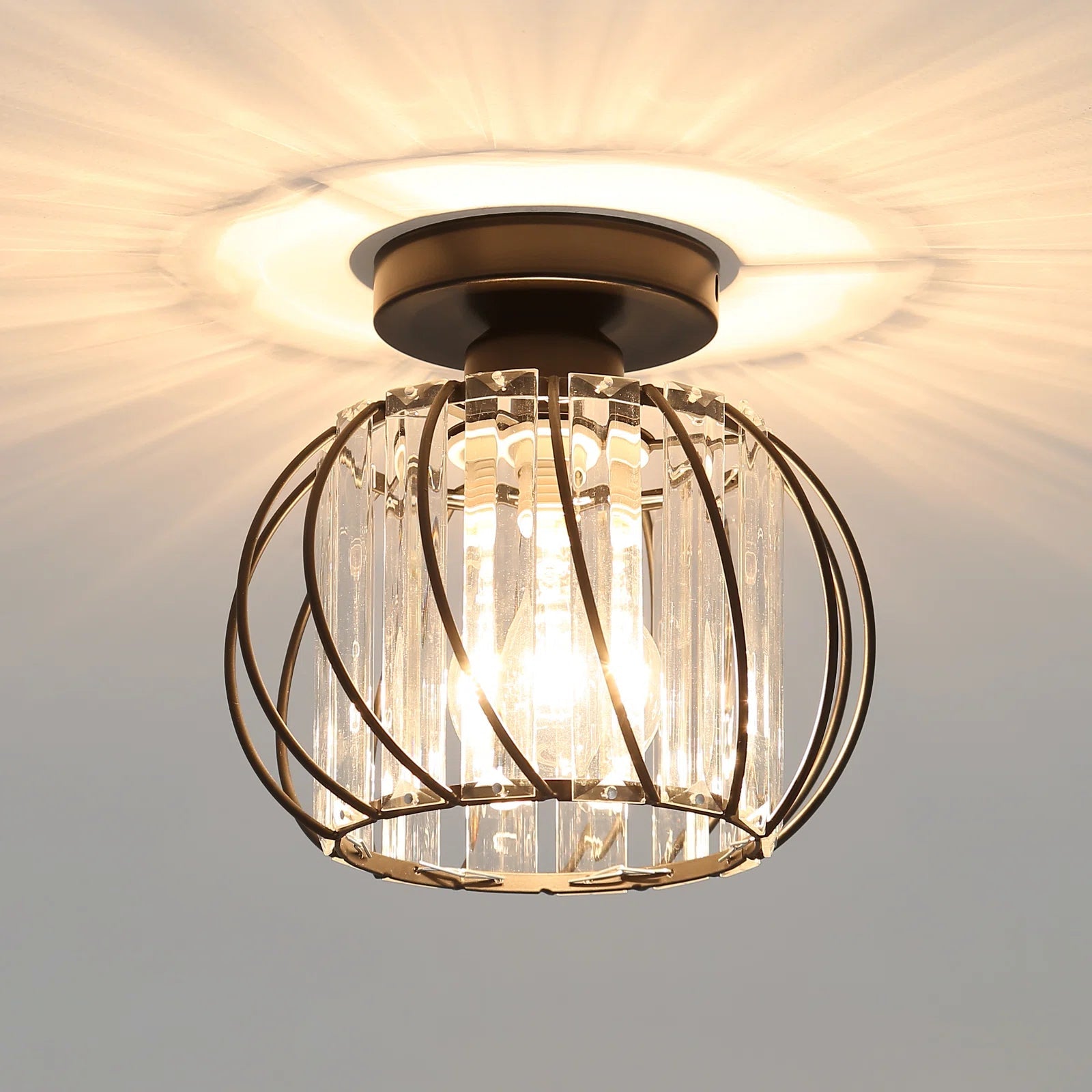 Lampsmodern Modern Luxury Glass Hallway Ceiling Light Simple Ceiling Lamp