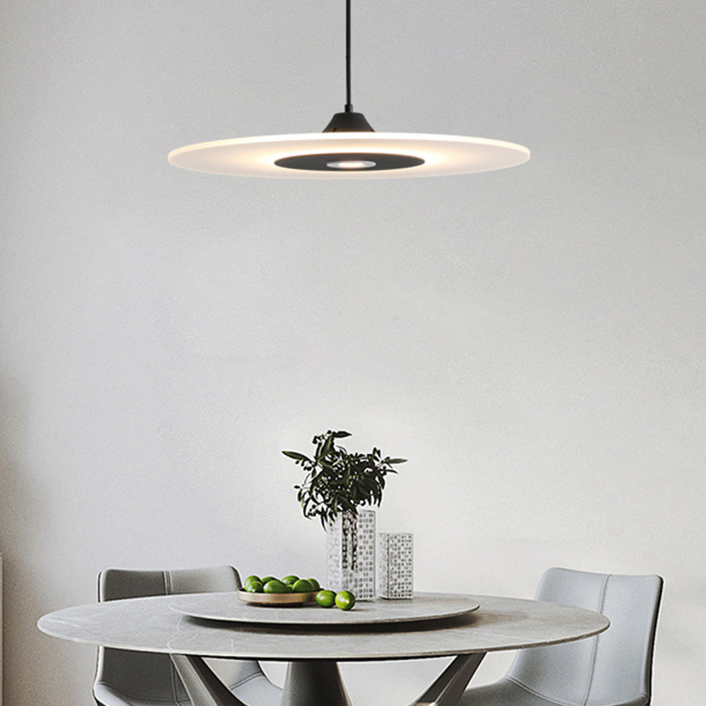 Nordic LED Flat Pendant Light For Dining Room