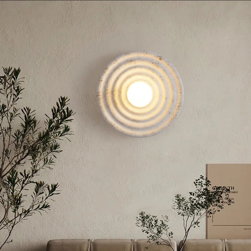 Industrial Round Circle Indoor Wall Lamp