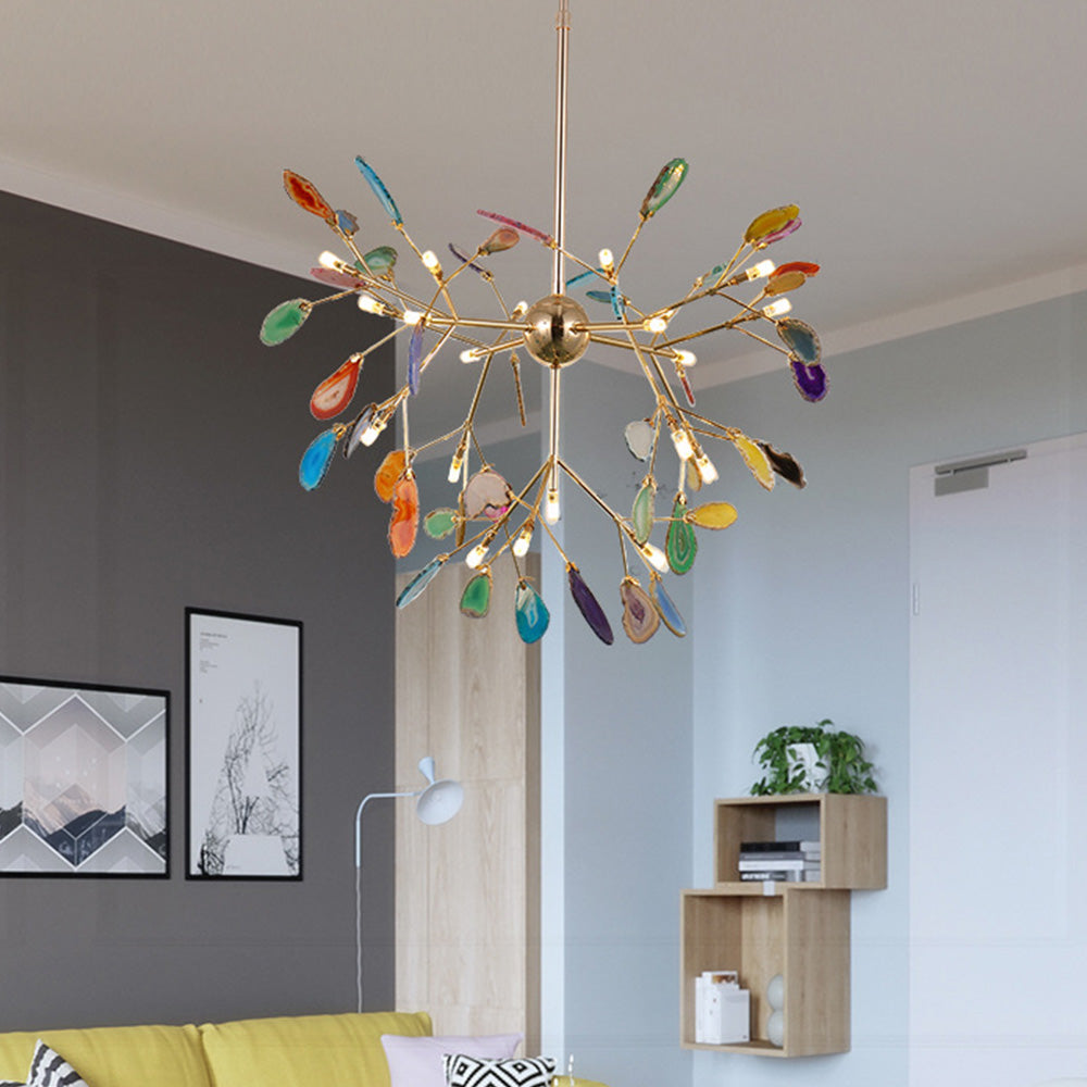 Nordic Modern Colorful Chandelier for Room Decor