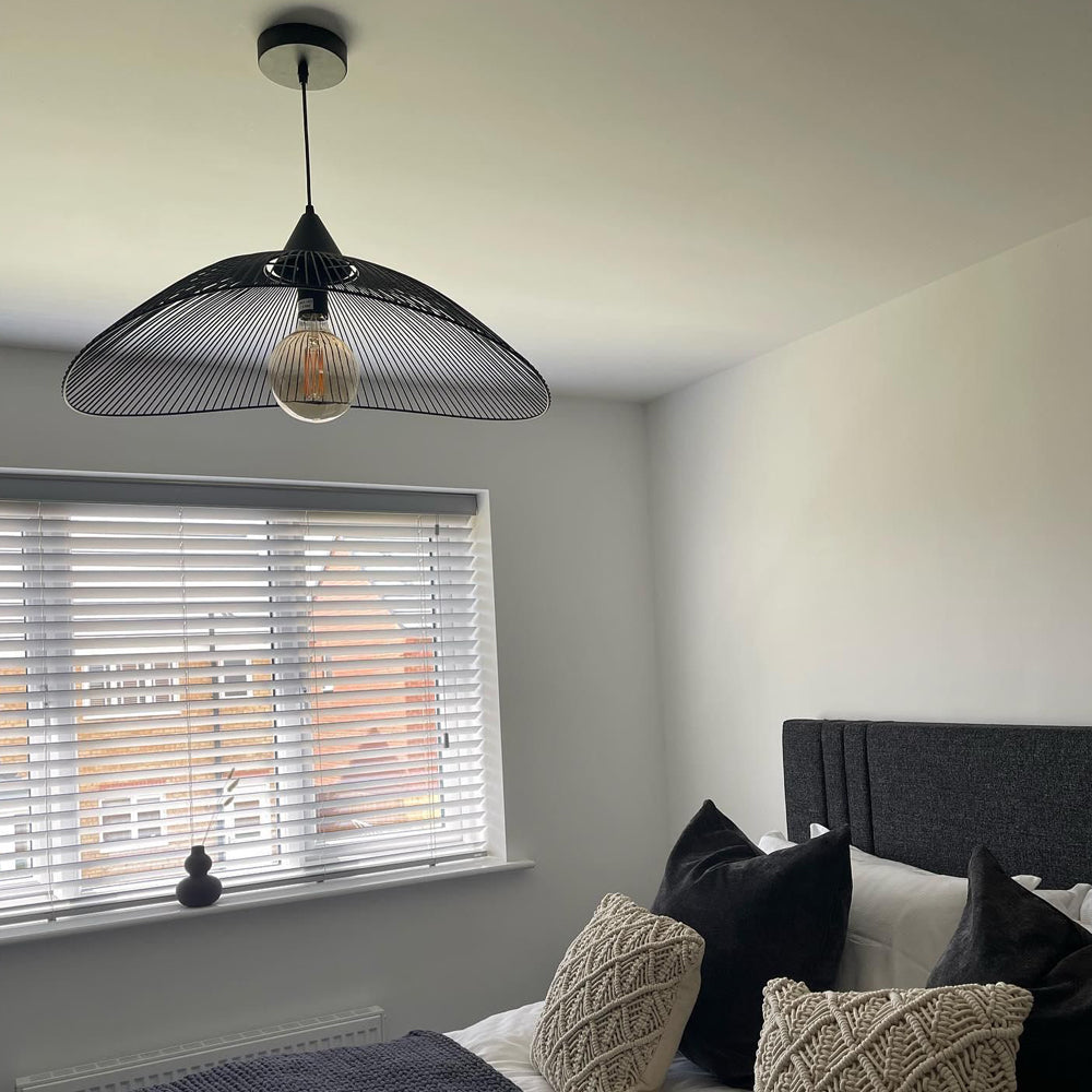 Black Medium Ceiling Light Black Pendant Lights For Kitchen Island -Lampsmodern