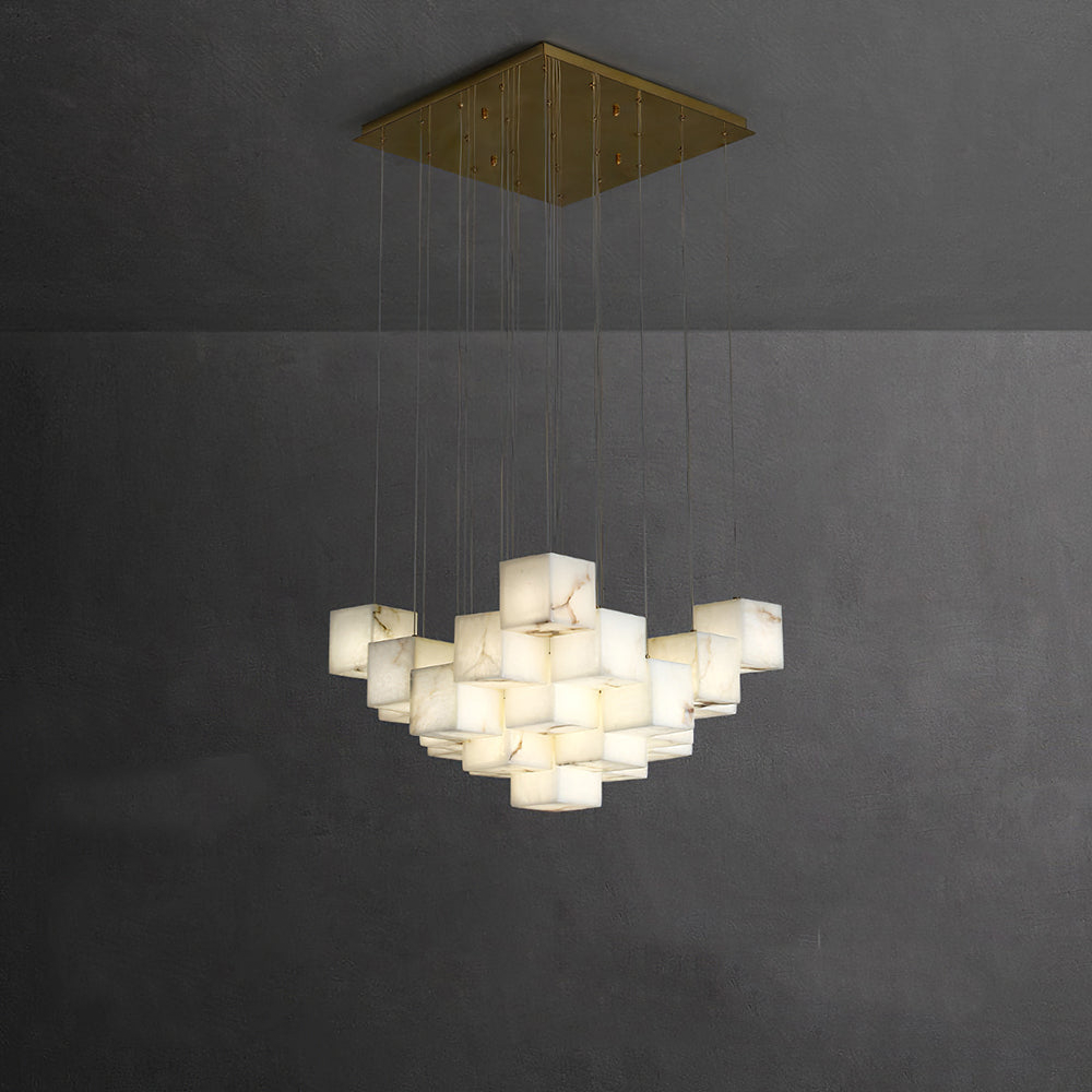 Modern Artistic Geometric Shape Elegant Hanging Light Fixture