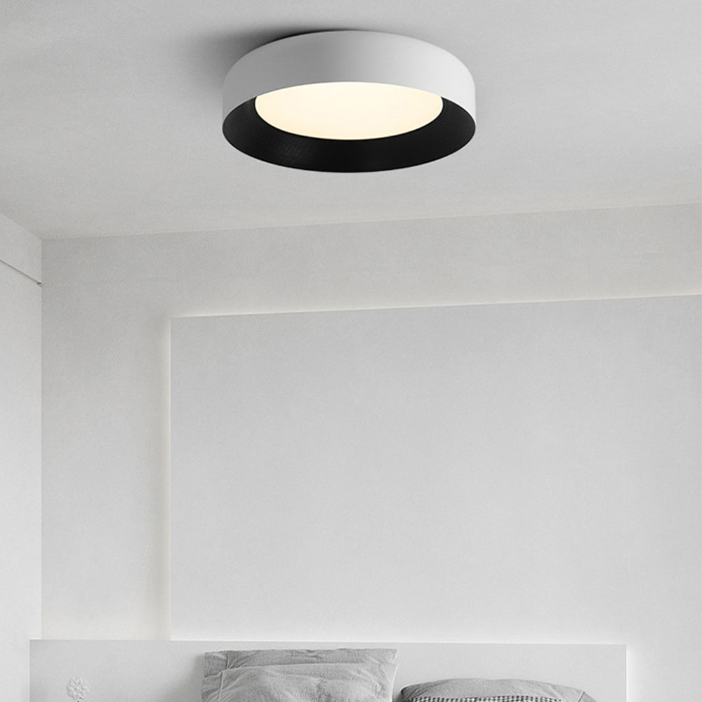 flush mount ceiling light modern black