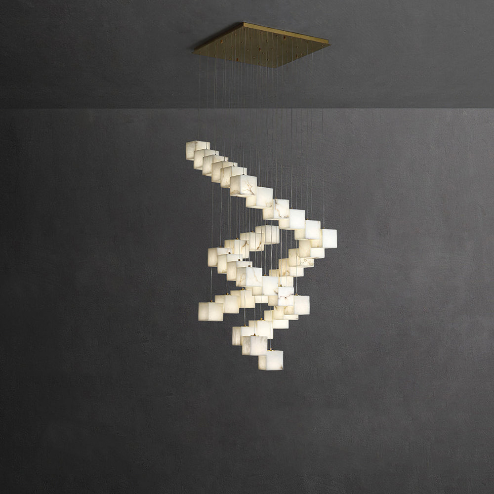 Modern Artistic Geometric Shape Elegant Hanging Light Fixture