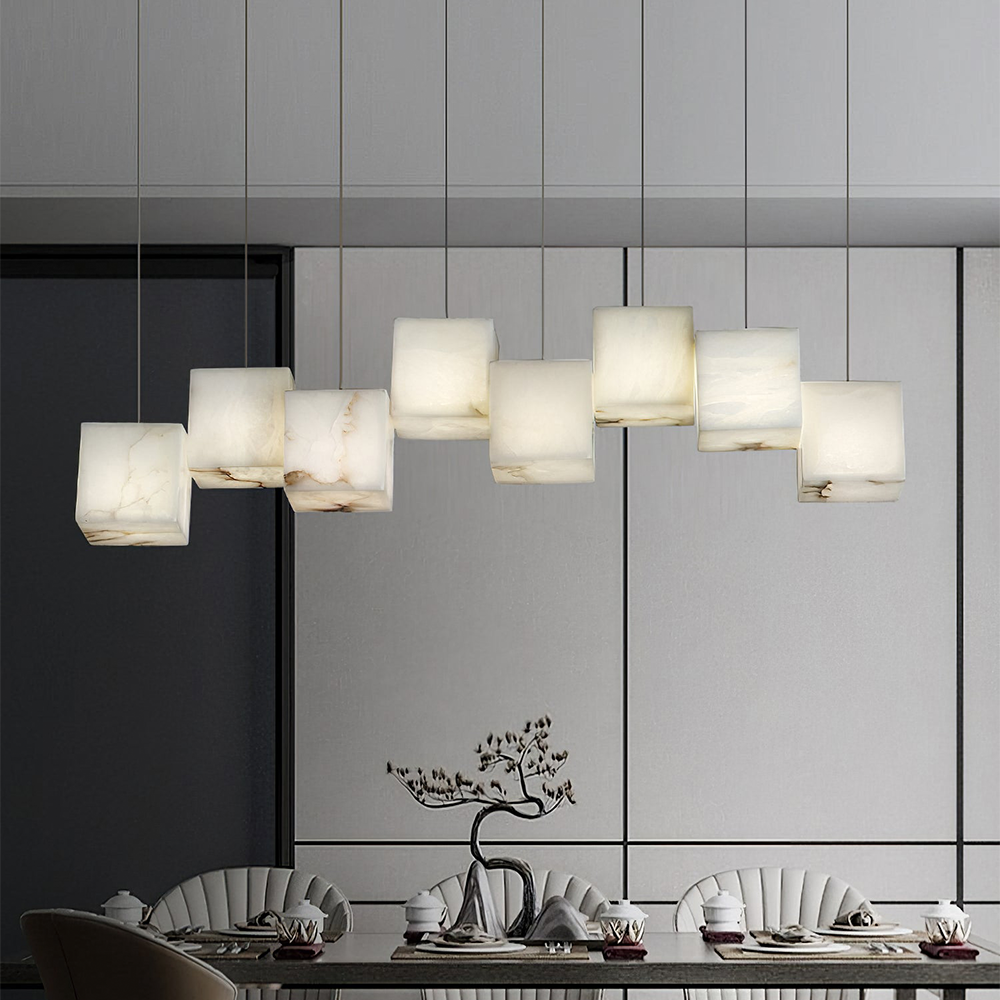 Modern Artistic Geometric Shape Elegant Hanging Light Fixture