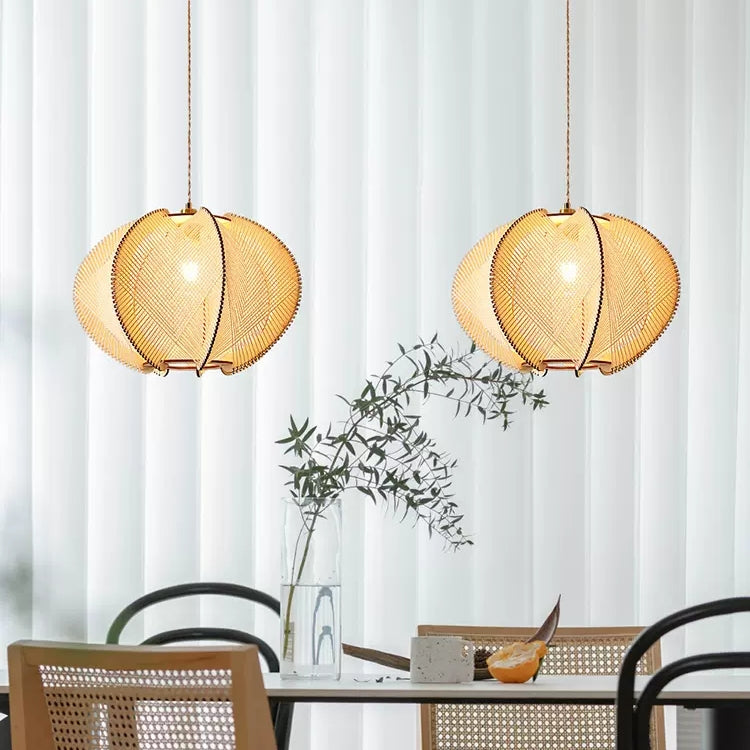 Mid-Century Scandinavian Wood Pendant Lights -Homdiy