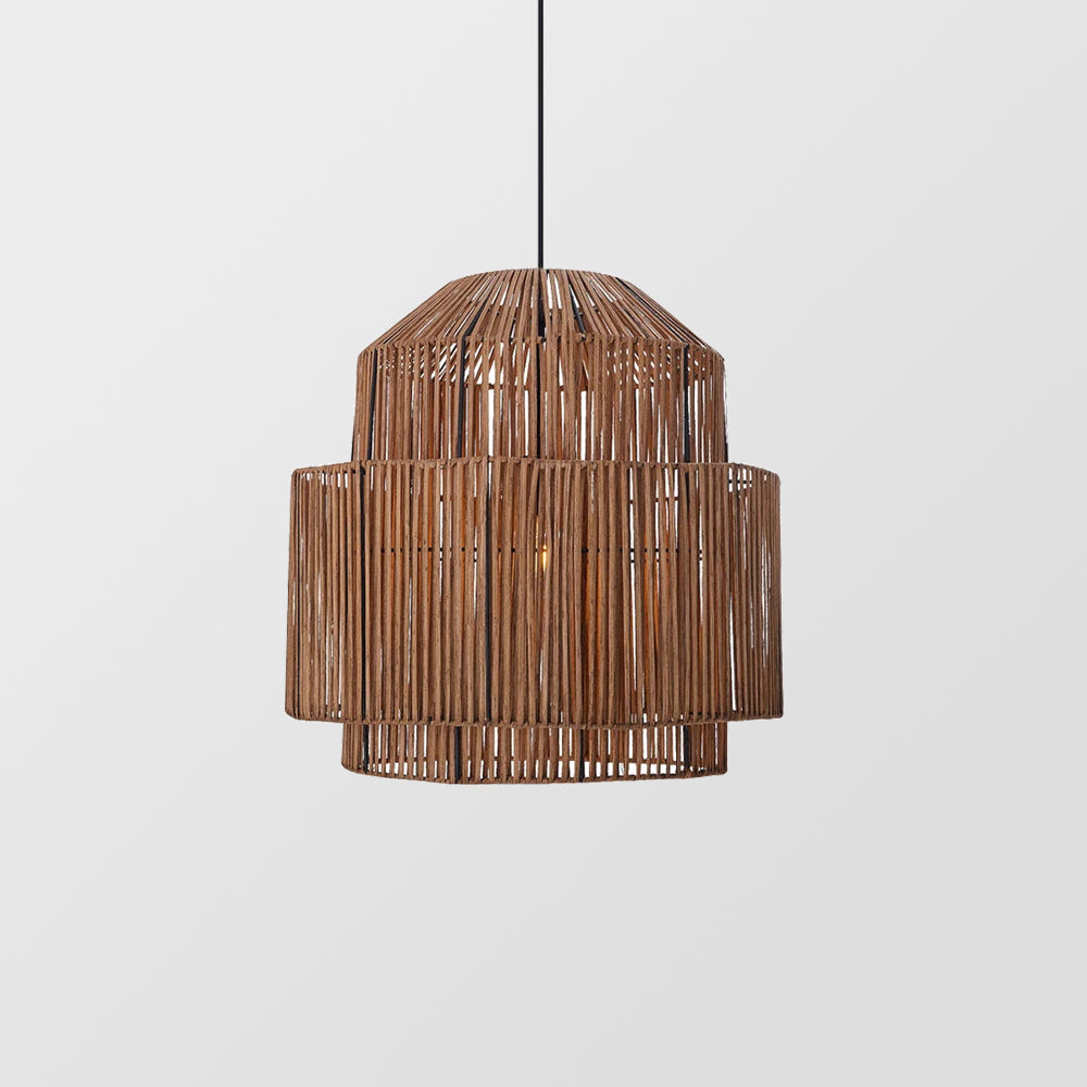 Handwoven Rattan Modern Pendant Lighting For Kitchen Island