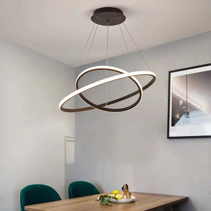 Led Pendant Lights Adjustable Shape Pendant Light For Living Room -Lampsmodern