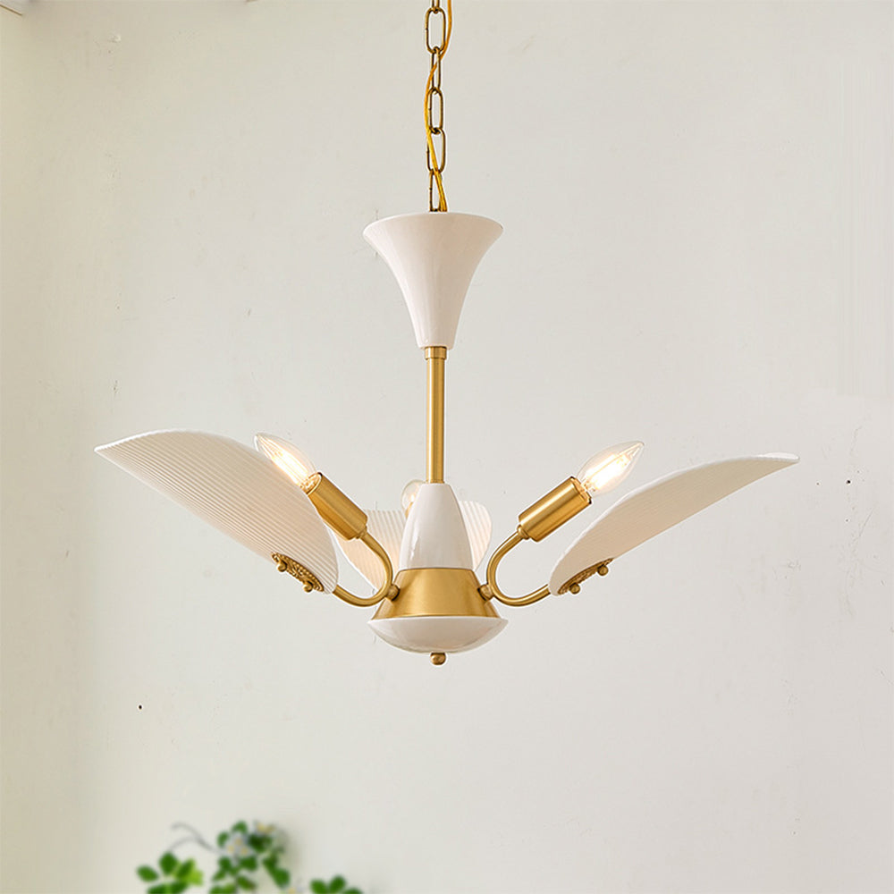 Vintage Creative Copper & Ceramic Pendant Light