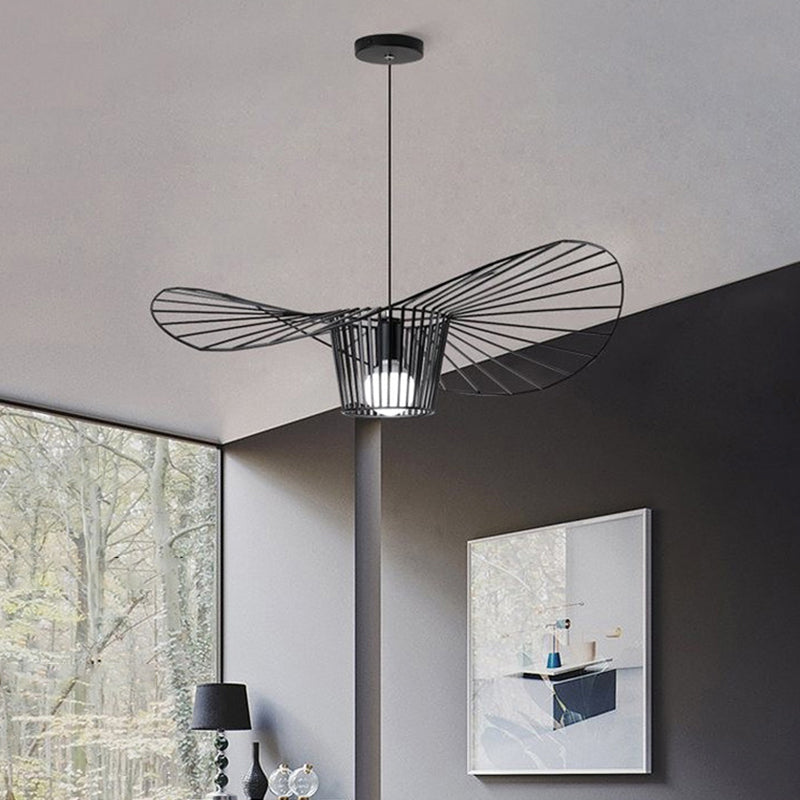 Modern Iron Chandelier Design Hat Shape Pendant Light -Lampsmodern