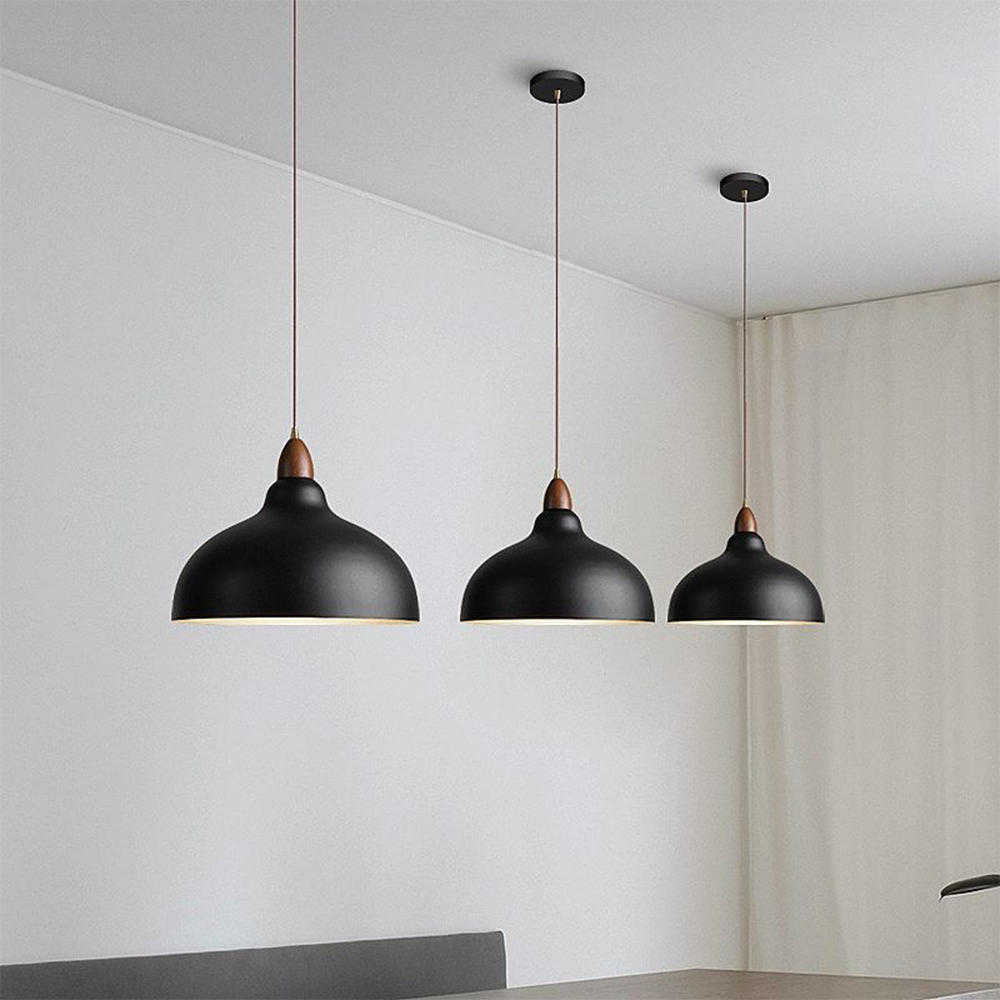 Nordic Minimalist Decor Black & White Kitchen Pendant Light -Homdiy