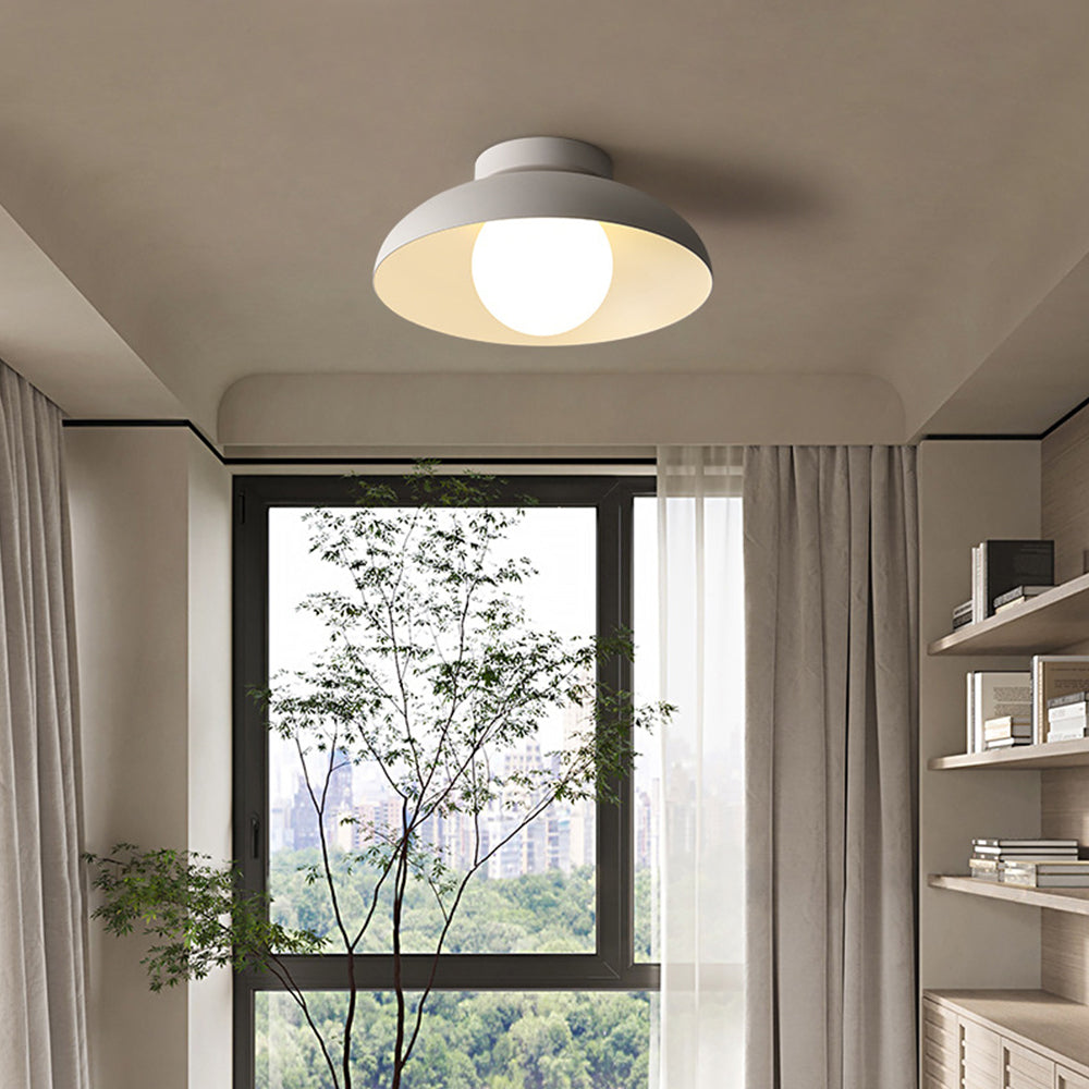 Lampsmodern Modern Ceiling Lamp Contemporary Metal Semi Flush