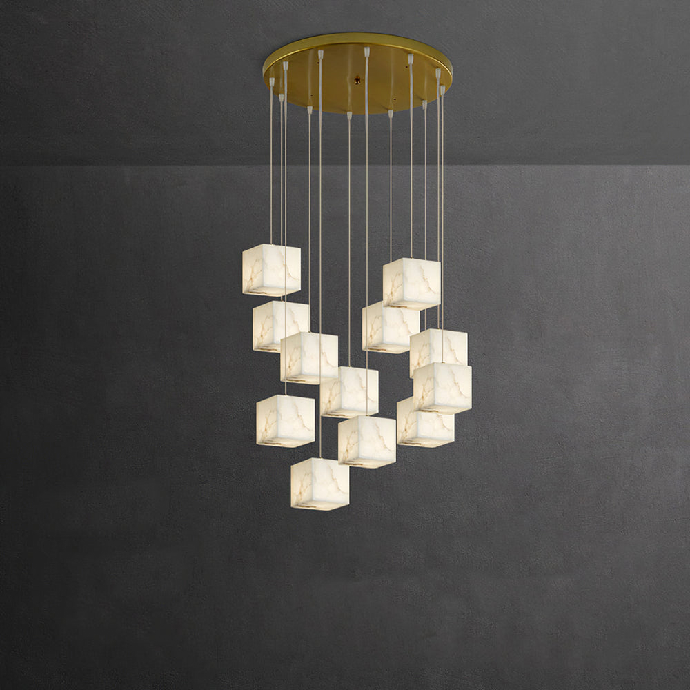 Modern Artistic Geometric Shape Elegant Hanging Light Fixture