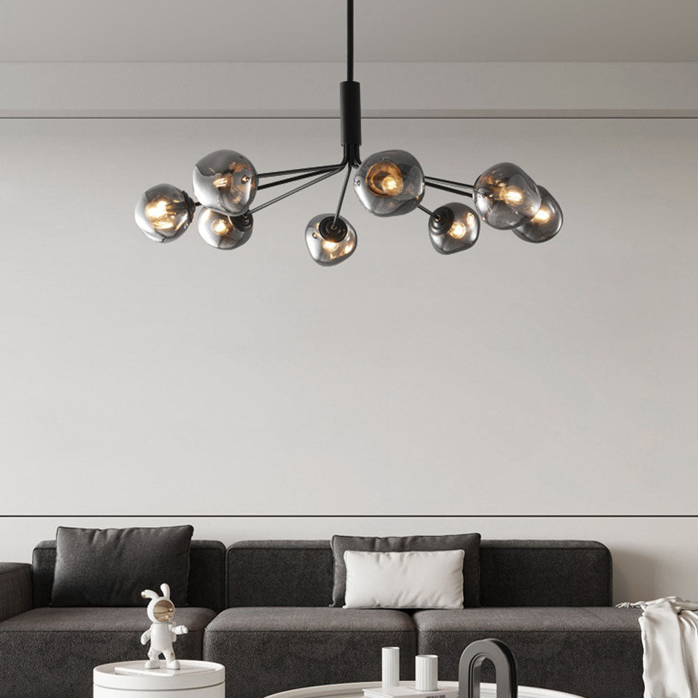 Modern Molecular Lava Glass Living Room Chandelier