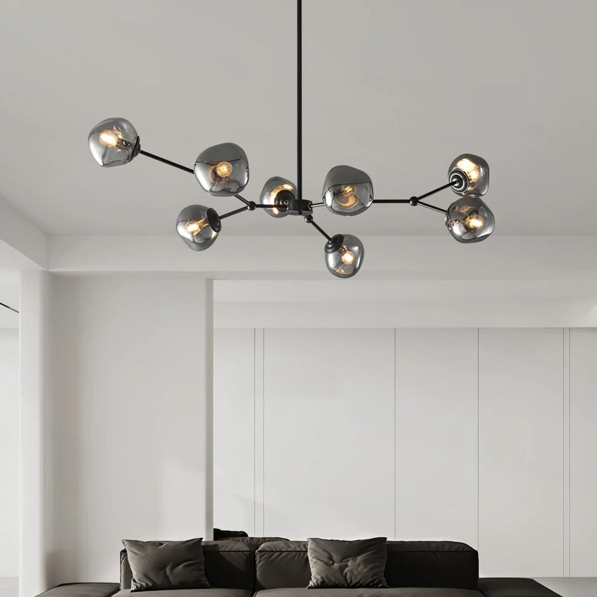 Modern Molecular Lava Glass Living Room Chandelier