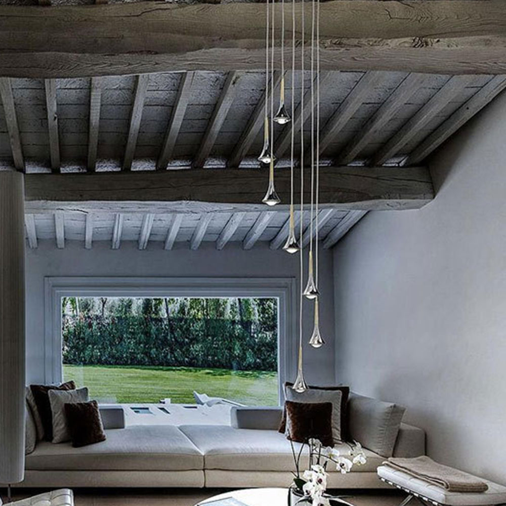 Luxury Raindrop Chandelier Unique Pendant Lights For Kitchen -Lampsmodern