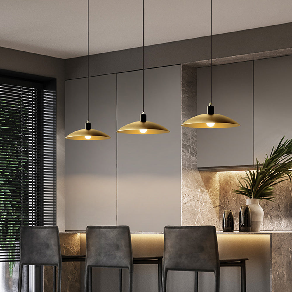 Antique Brass Pendant Lamp Living Room Chandelier -Lampsmodern