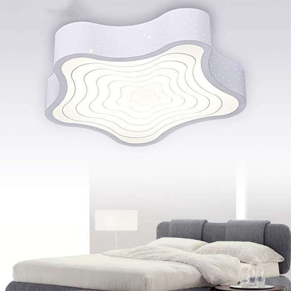 Contemporary Simplistic Star Shape Ceiling Lamp