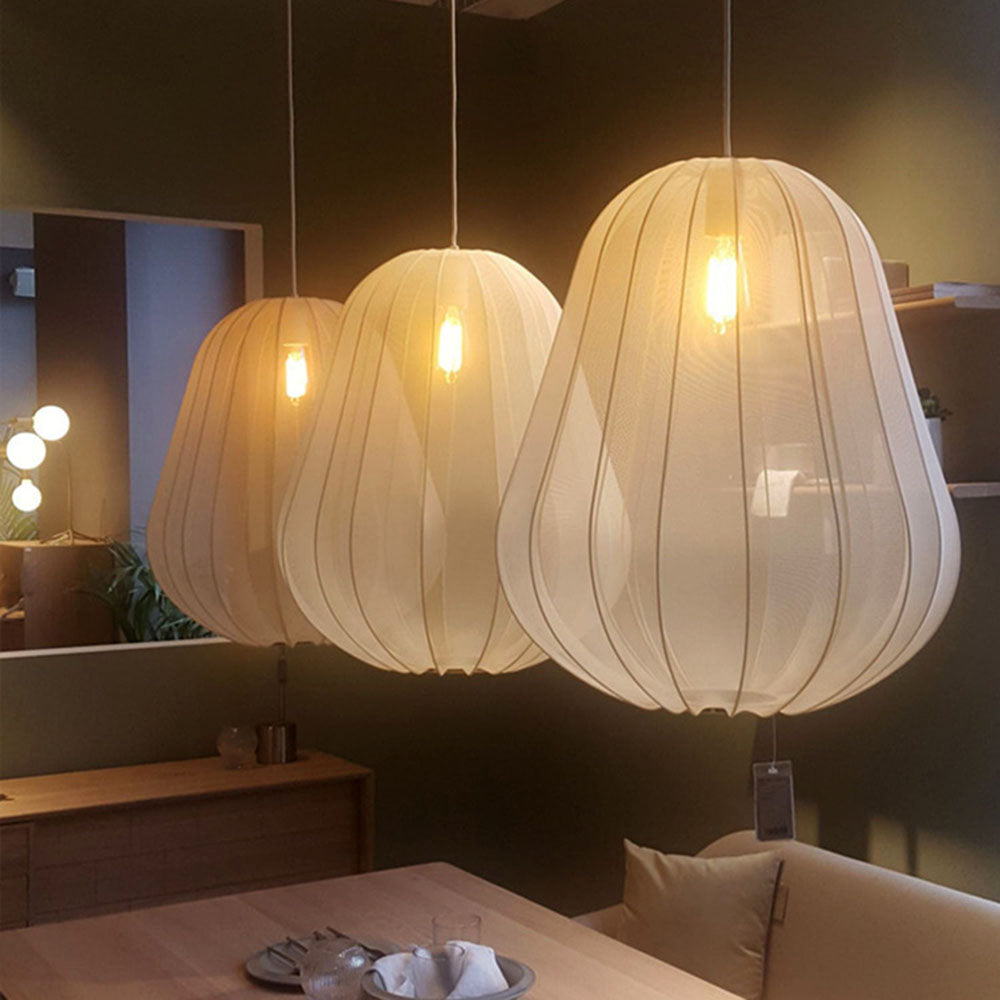 Nordic 1-Light Fabric Lampshade Shade Pendant Lamp