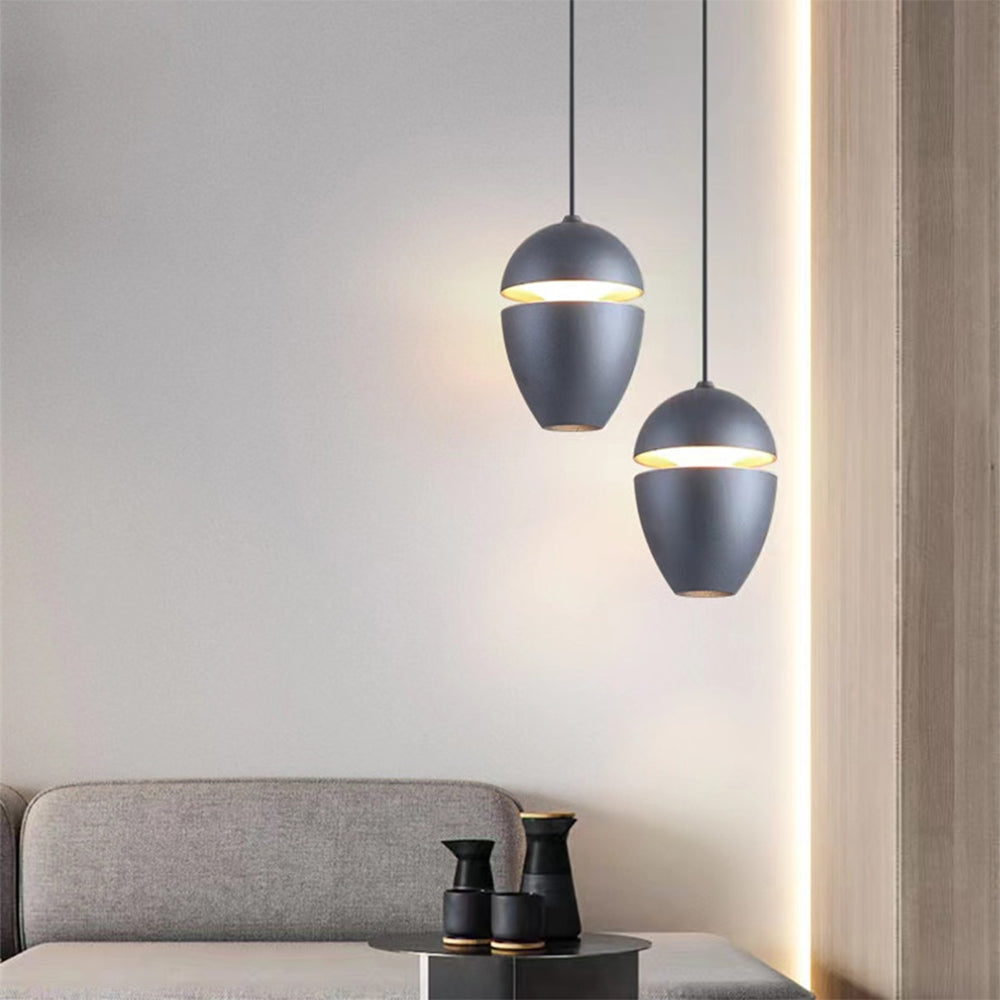 Simple Small 1-Light Bedside Pendant Light for Bedroom