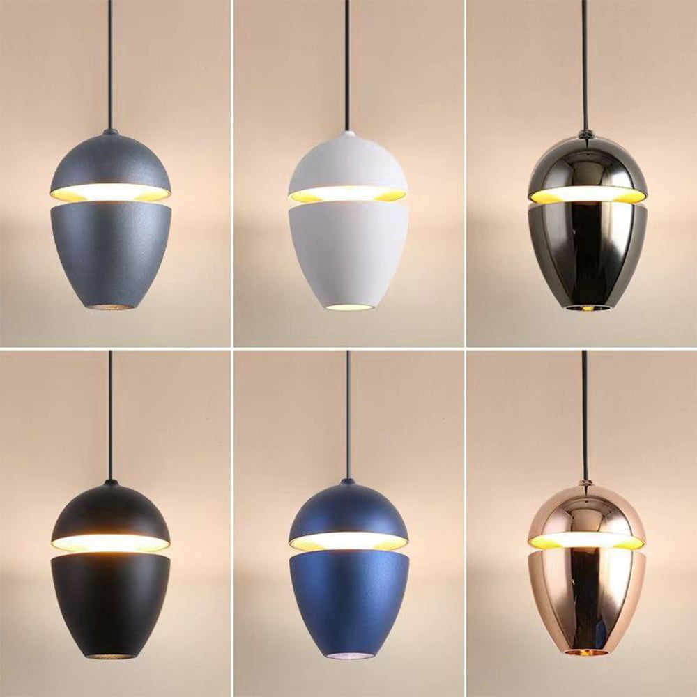 Simple Small 1-Light Bedside Pendant Light for Bedroom