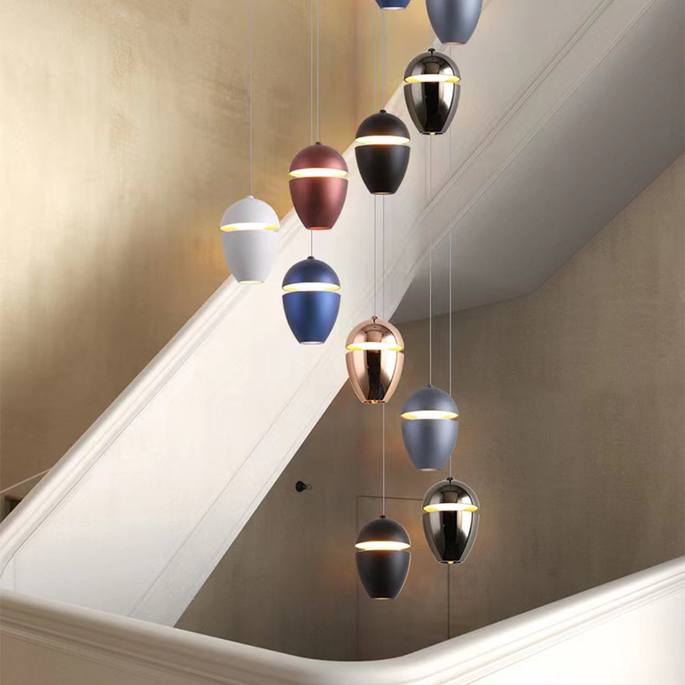 Simple Small 1-Light Bedside Pendant Light for Bedroom