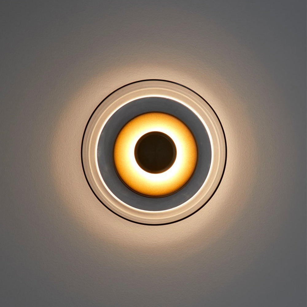 Glass Bowl Bedroom Bedside Wall Light