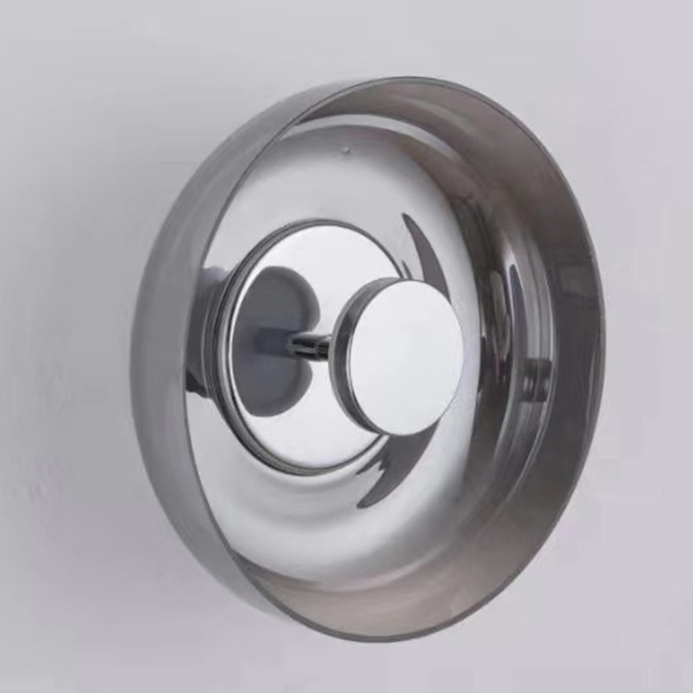 Glass Bowl Bedroom Bedside Wall Light