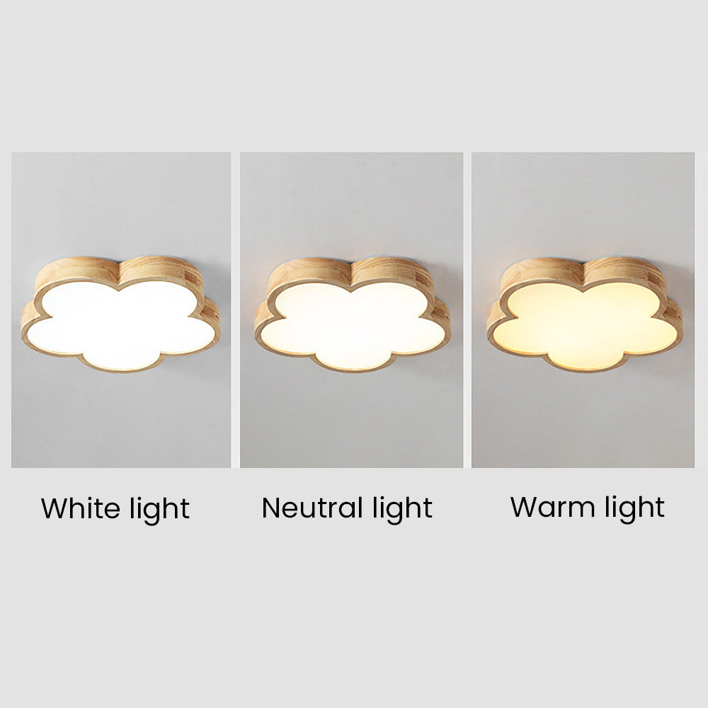 Flower Shaped LED Flushmount Ceiling Light