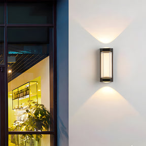Modern Cylinder Aluminum Waterproof Outdoor Wall Light