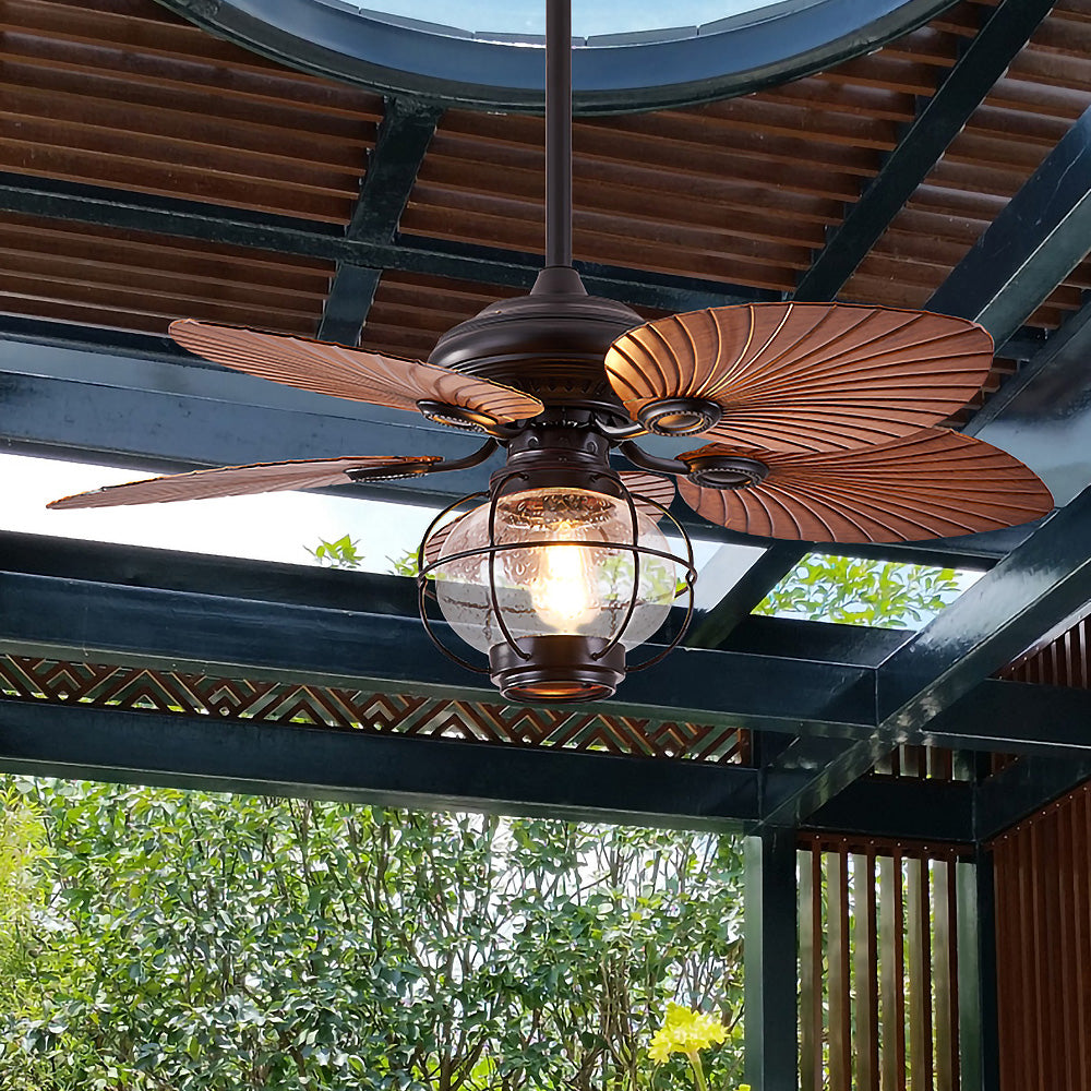 Retro Creative Flying Ceiling Fans with Outdoor Lights