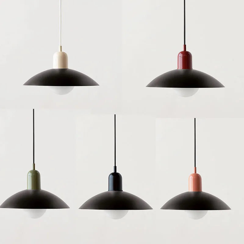 Nordic Metal Dining Room Colorful Plug-in Pendant Light