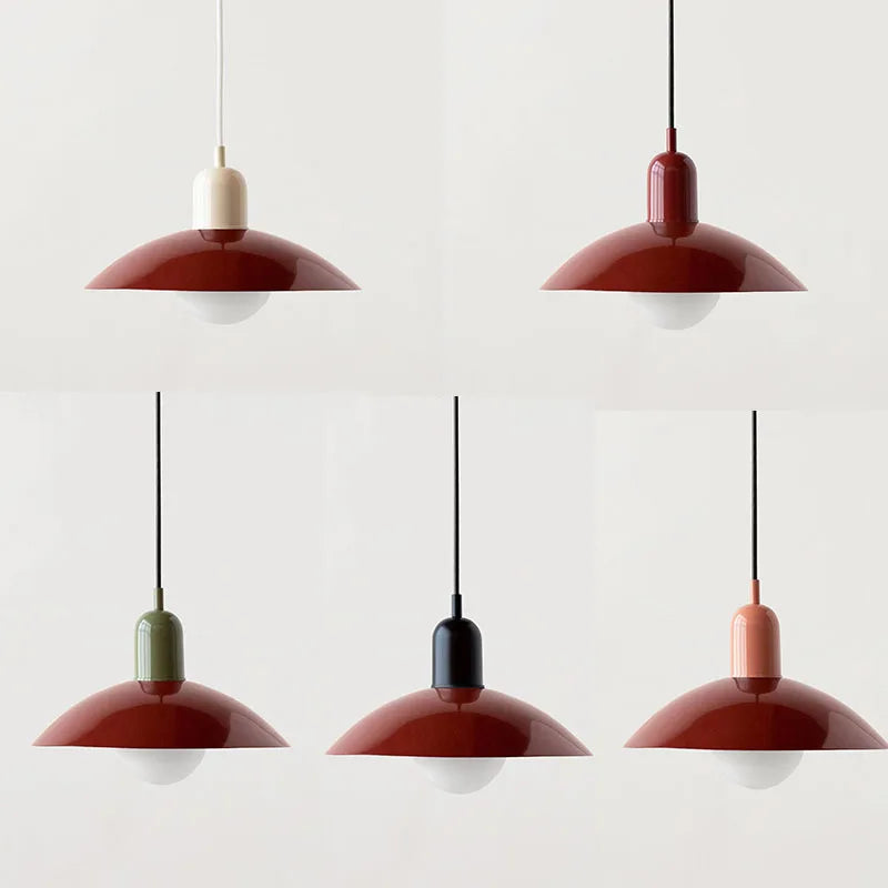 Nordic Metal Dining Room Colorful Plug-in Pendant Light