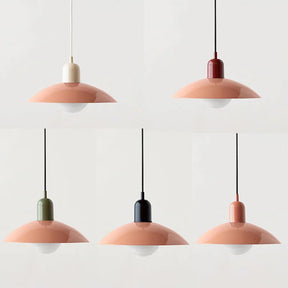 Nordic Metal Dining Room Colorful Plug-in Pendant Light