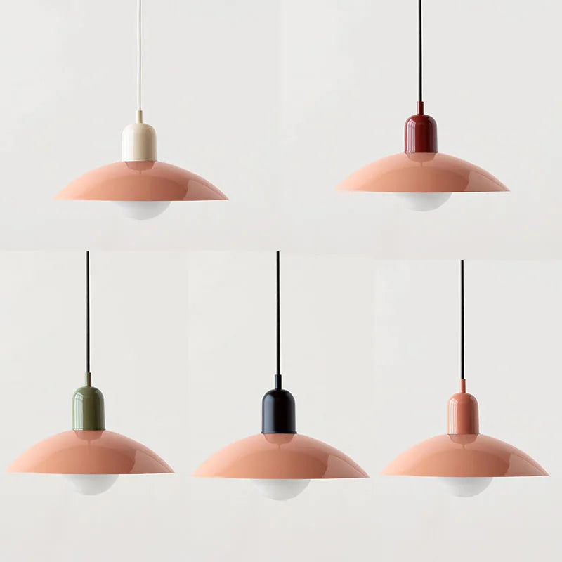 Nordic Metal Dining Room Colorful Plug-in Pendant Light