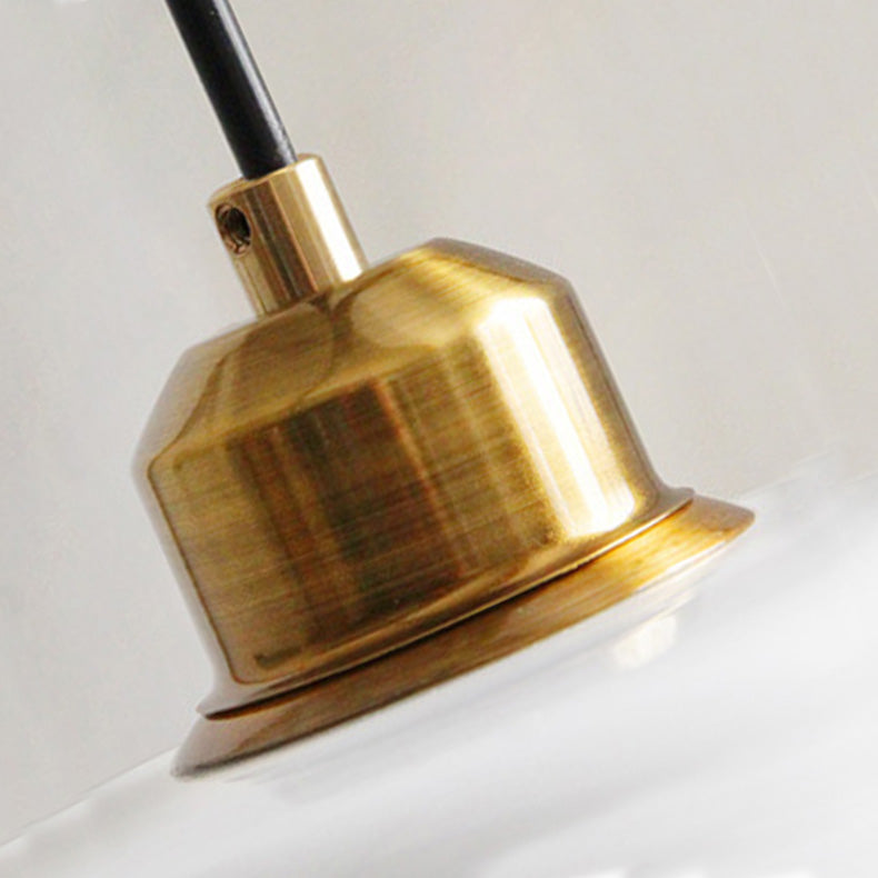 Nordic Milk Glass Plug-In Pendant Light for Kitchen Island