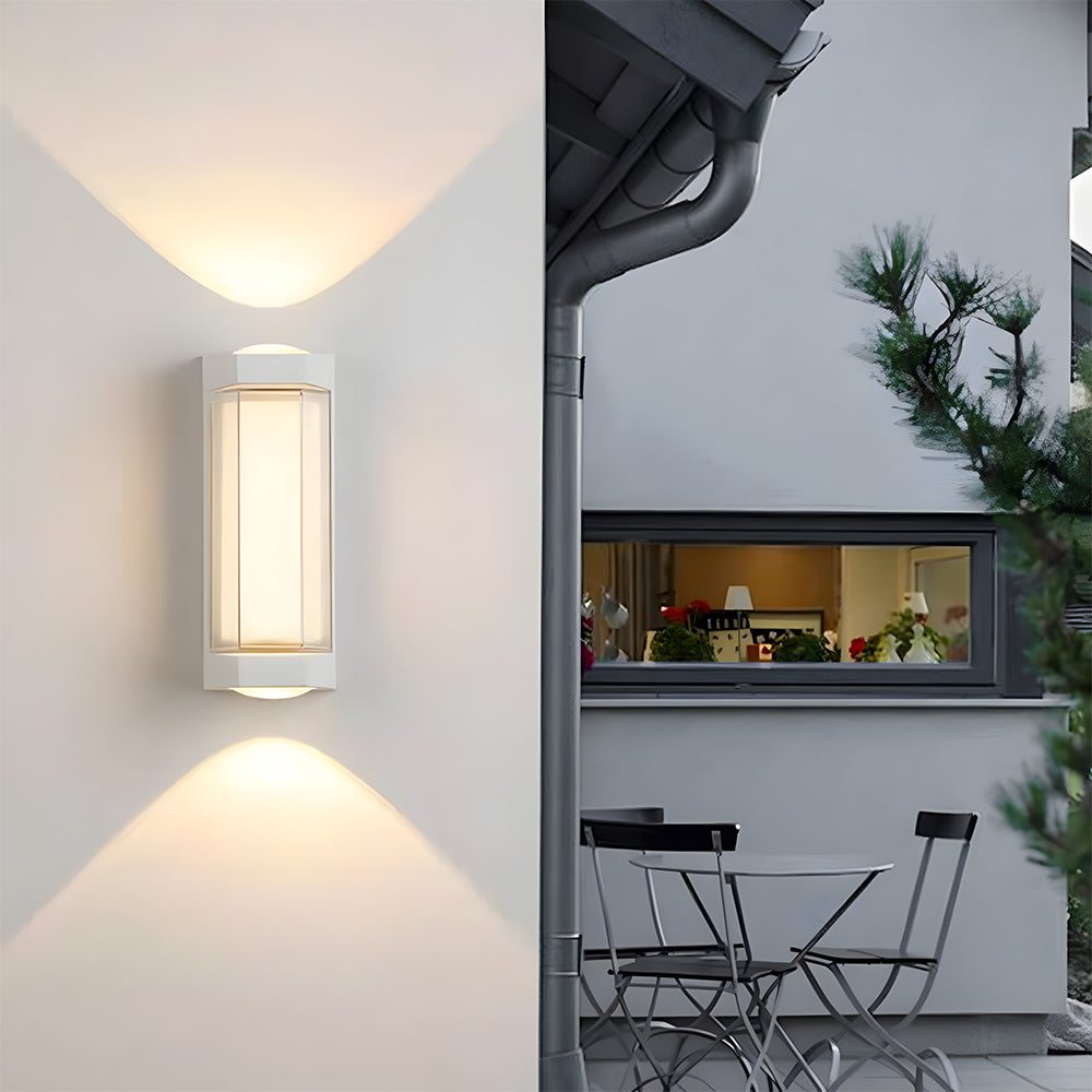 Modern Cylinder Aluminum Waterproof Outdoor Wall Light