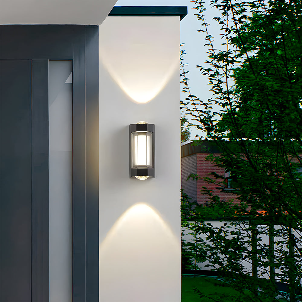 Modern Cylinder Aluminum Waterproof Outdoor Wall Light
