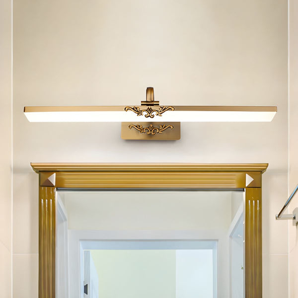 Lampsmodern Vintage Bronze Metal Bathroom Vanity Wall Lighting Long ...