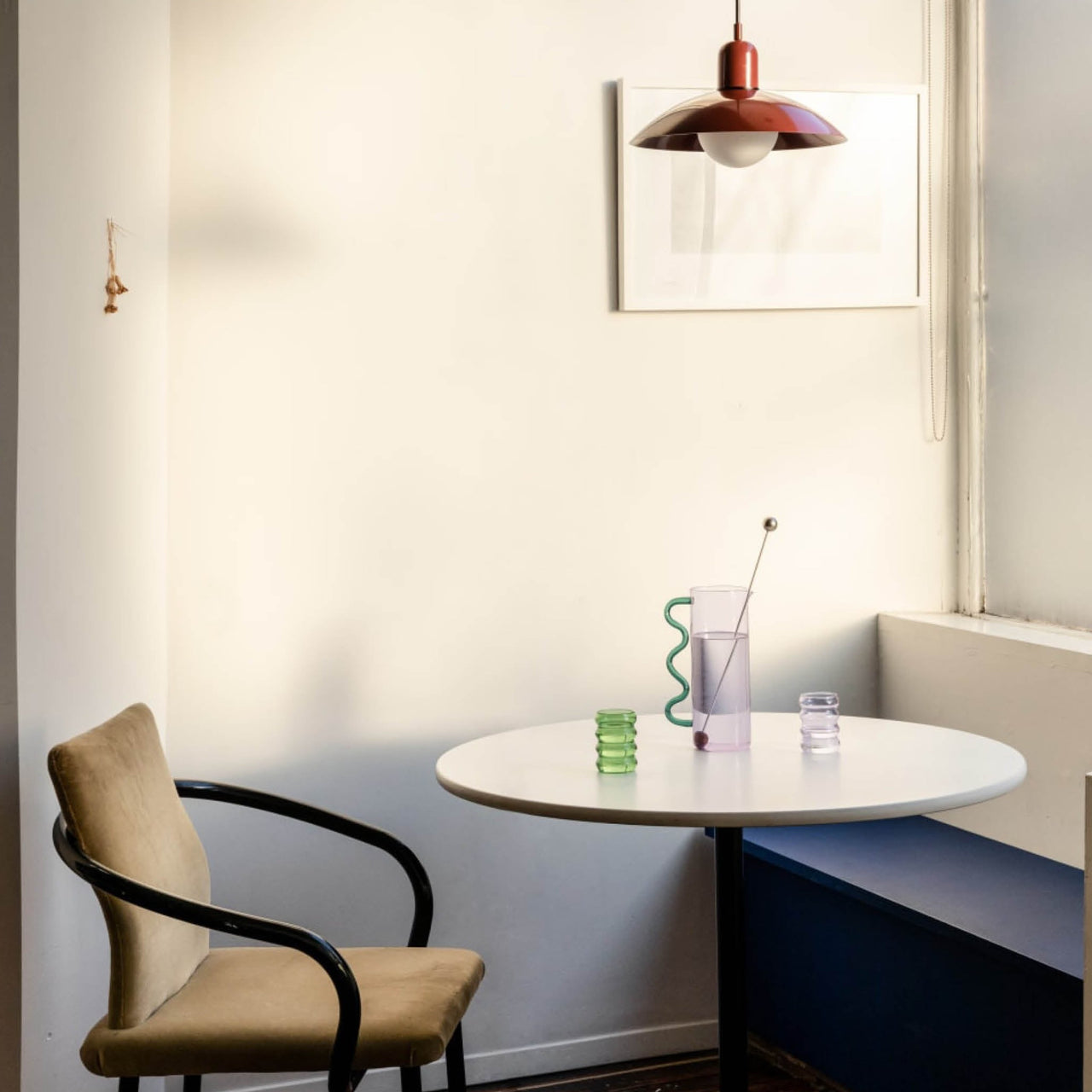 Nordic Metal Dining Room Colorful Plug-in Pendant Light