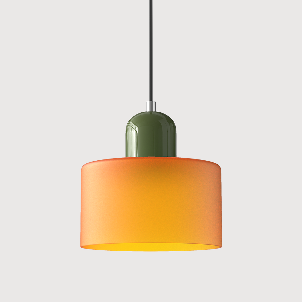 Modern Bauhaus Fresh Glass Pendant Light For Kitchen Island