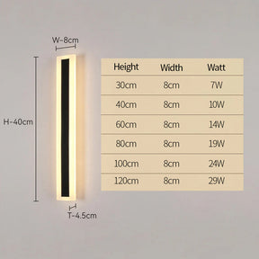 IP65 Waterproof Up Down Outdoor Wall Lights