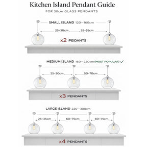 Modern Bauhaus Fresh Glass Pendant Light For Kitchen Island